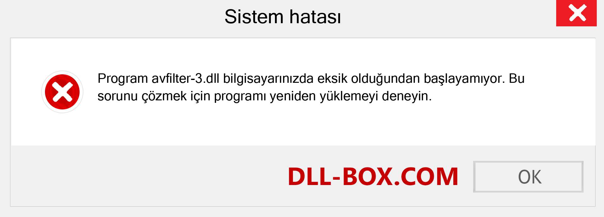 avfilter-3.dll dosyası eksik mi? Windows 7, 8, 10 için İndirin - Windows'ta avfilter-3 dll Eksik Hatasını Düzeltin, fotoğraflar, resimler